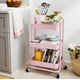 thumbnail image 3 of Carrito Auxiliar Organizador Multi-usos 3 Niveles Ruedas 360 ShopMall SM-CARRITO PK, 3 of 6