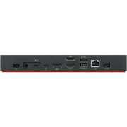 Lenovo ThinkPad Thunderbolt 4 Workstation Dock - for Workstation, Monitor, Notebook - 230 W - Thunderbolt - 4 Displays Supported - 4K, 8K - 3840 x 2160, 7680 x 4320 - 4 x USB Type-A Ports - USB Typ...