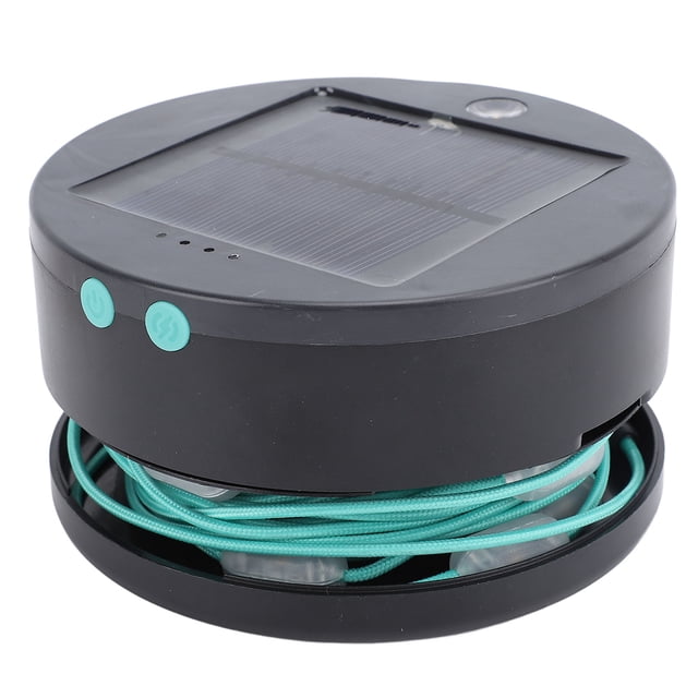 Lámpara LED Portátil Para Camping, Guirnaldas De Luces Solares, Batería De 1500mAh, Multifuncional, Recargable Por USB, Resistente Al Agua Para Patio