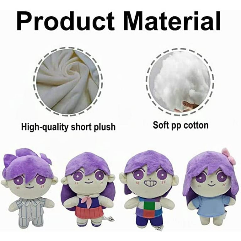 Omori Plush Toy 7.9 Game Figure Plushie Toys Beautifully Plush Stuffed  Doll for Fans Gifts