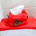 thumbnail image 4 of Juego de funda y alfombra para inodoro con diseño de Papá Noel, divertidas decoraciones navideñas para el baño, 4 of 5
