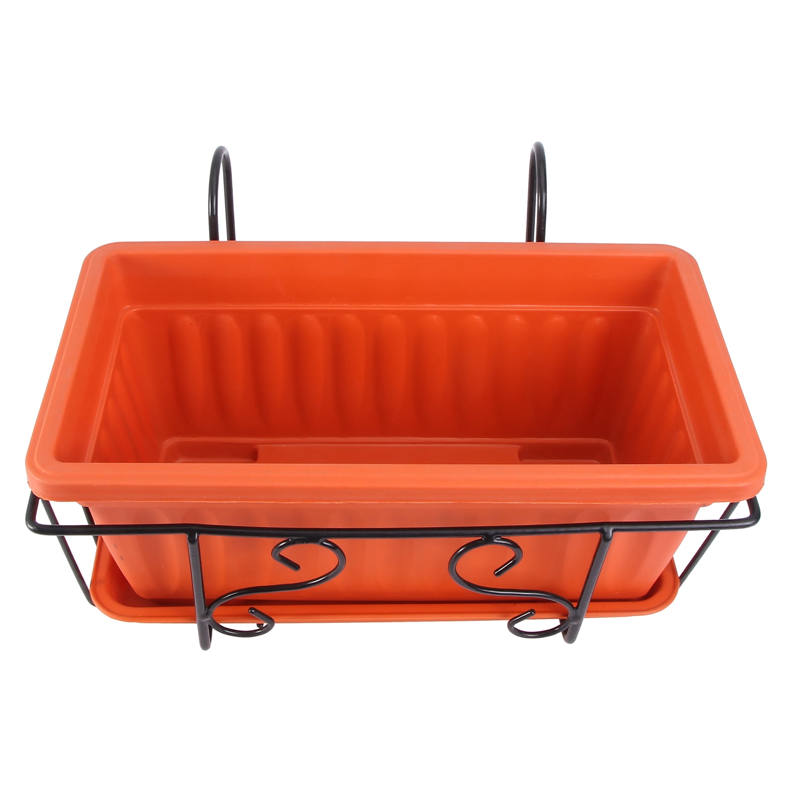 NUOLUX Durable Dark Red Flowerpot Stand for Vertical Gardening 2Sets