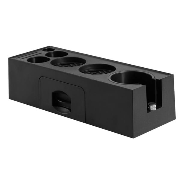 Soporte para apisonador de café expreso, portafiltros, accesorios para cafeteras, estación de apisonado de café expreso con cajón para cocina