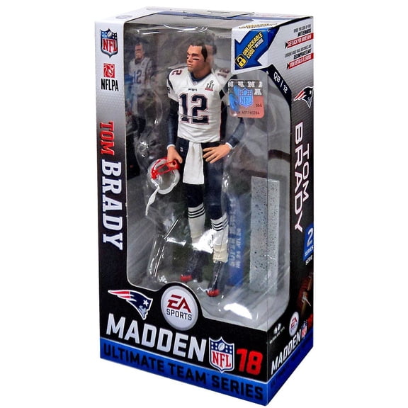 McFarlane NFL EA Sports Madden 18 Ultimate Team Series 2 Tom Brady Action Figure [White Jersey]