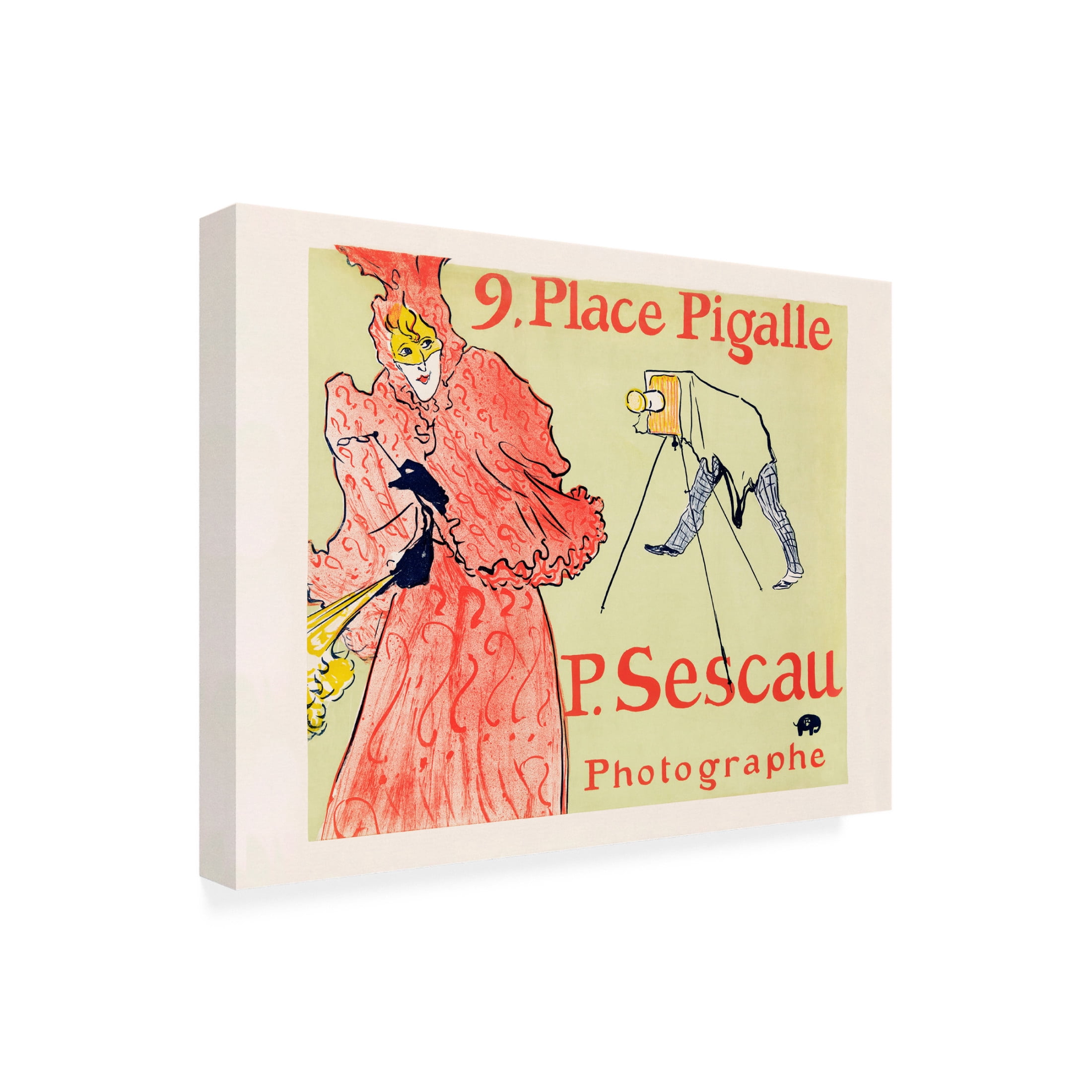 Trademark Fine Art Pictufy   Le Photographe Sescau 1894 Canvas Wall Art