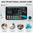thumbnail image 5 of Podcast Equipment Bundle Condenser Microphone Audio Mixer Studio Recording Kit Muti-Functional Bluetooth BM800 Podcast Microphone Set, 5 of 10