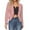 Pink, variant on ZZwxWA Blazers for Women Business Casual Open Front Dress Jacket Office Suit Long Sleeve Cardigan with Zipper Pockets