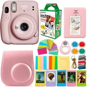 Fujifilm Instax Mini 11 Camera with Fuji Instant Film (20 Sheets) & Accessories Bundle Includes Case, Filters, Album, Lens, and More