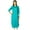 Teal Green and Off White, variant on Solid Rayon Dress 3/4 Sleeve Bollywood Women Ethnic Kurti Tunic Top