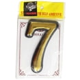 thumbnail image 3 of HAWK Gold Numeral 7 | Self-Adhesive Artisanal 4" Gold-Painted | Elegance & Versatility in Signage and Crafting | Versatile Usage for House & Event Signage, 3 of 3