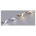 thumbnail image 4 of 925 Sterling Silver Lightning Bolt Bar Stud Earrings | Minimalist Small Earrings for Women, 4 of 5