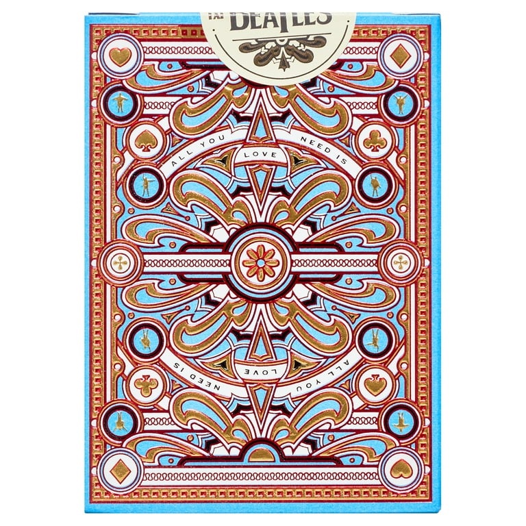 theory11 The Beatles Playing Cards (Blue) - Walmart.com