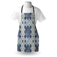 thumbnail image 3 of Traditional Apron Portuguese Historical Mixed Azulejo Mosaic Tiles with Moroccan Ceramic Motifs, Unisex Kitchen Bib Apron with Adjustable Neck for Cooking Baking Gardening, Multicolor, by Ambesonne, 3 of 3