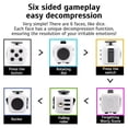 thumbnail image 3 of Fidget Cube antiestrés mano Spinner juguete de descompresión para autismo TDAH ansiedad juguetes sensoriales para niños adultos juguetes para aliviar el estrés, 3 of 5