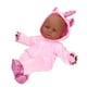 thumbnail image 5 of Muñeca bebé negra de simulación, muñeca bebé negra 16 muñecas de vinilo negro Muñecas negras diseñadas para la precisión, 5 of 8
