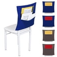 thumbnail image 1 of Muka Chair Pockets for Classroom, School Seat Bags, Student Desk Organizer-Navy&Red, 1 of 7