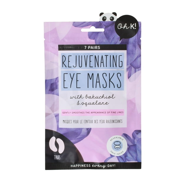 Máscara de ojos Oh K! Juego rejuvenecedor para unisex de 7 pares