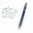 thumbnail image 2 of Pentel Retractable Premium Liquid Gel Pen, (0.7mm) Brown Barrel, Black Ink, 2 of 2