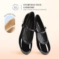 thumbnail image 5 of DREAM PAIRS Women's Mary Jane Chunky Low Heels Comfortable Slip on Dress Shoes for Women Closed Round Toe Casual Cute Work Pumps Flats Shoes, 5 of 8