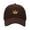 Brwon, variant on Baseball Cap Embroidered Hat for Crown King Men's Adjustable Cotton Unisex Embroidery Baseball Caps