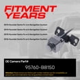 thumbnail image 4 of Master Tailgaters Replacement for Hyundai Santa Fe w/o Navigation System (2013-2016) Backup Camera OE Part # 95760-B8150, 4 of 7