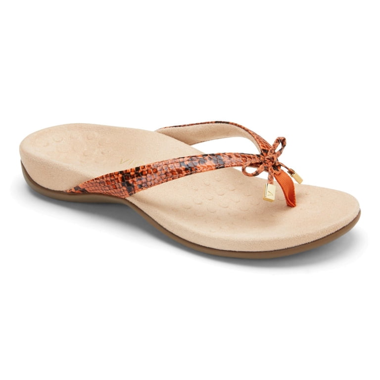 Vionic Podiatrist Designed Comfort Thong Flat Sandals s-l400.jpg main image 3