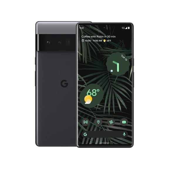 Restored Google GA02900-US Pixel 6 128GB Unlocked Smartphone, Stormy Black (Refurbished)