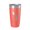 Coral, variant on Milford Lake Map Tumbler Travel Mug Insulated Laser Engraved Coffee Cup Kansas 20 oz Light Blue