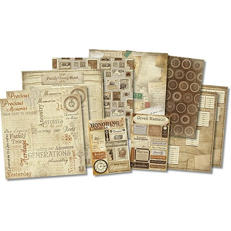 Karen Foster Honoring The Past Scrapbook Kit (Best Friend Scrapbook Kit)