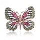 thumbnail image 5 of Broche de mariposa con revestimiento de aleación de diamantes de imitación de colores a la moda, broche de animal, accesorios femeninos, 5 of 6