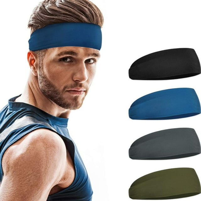 Running Headbands for Men Sweatbands Sports Sweat Bands Mens Workout
