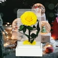 thumbnail image 1 of LSLJS Real Rose Acrylic Eternal Flower Forever Beautiful Gift for Mother Woman Girlfriend Valentine's Day, Rose Rose, 1 of 7