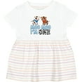 thumbnail image 3 of Inktastic Moo Moo I'm 1 with Cute Holstein Cows Girls Baby Dress, 3 of 5