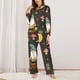 thumbnail image 2 of Balery Gnome Insect Frog Conjunto de Pijama con Estampado para Mujer, Conjunto de Dos Piezas con Manga Larga, Ropa de Dormir Suave con Bolsillos, Pijamas Cómodos-Small, 2 of 7