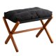 thumbnail image 2 of Taburete de descanso Escritorio Escalón Mueble Plegable Debajo del Escritorio Cojín Suave Otomano Pie negro, 2 of 6