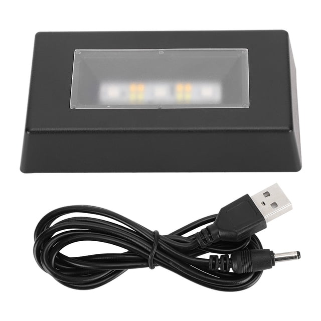 Base de luz LED que cambia de color con cable USB para estatuas de cristal 3D y joyas.