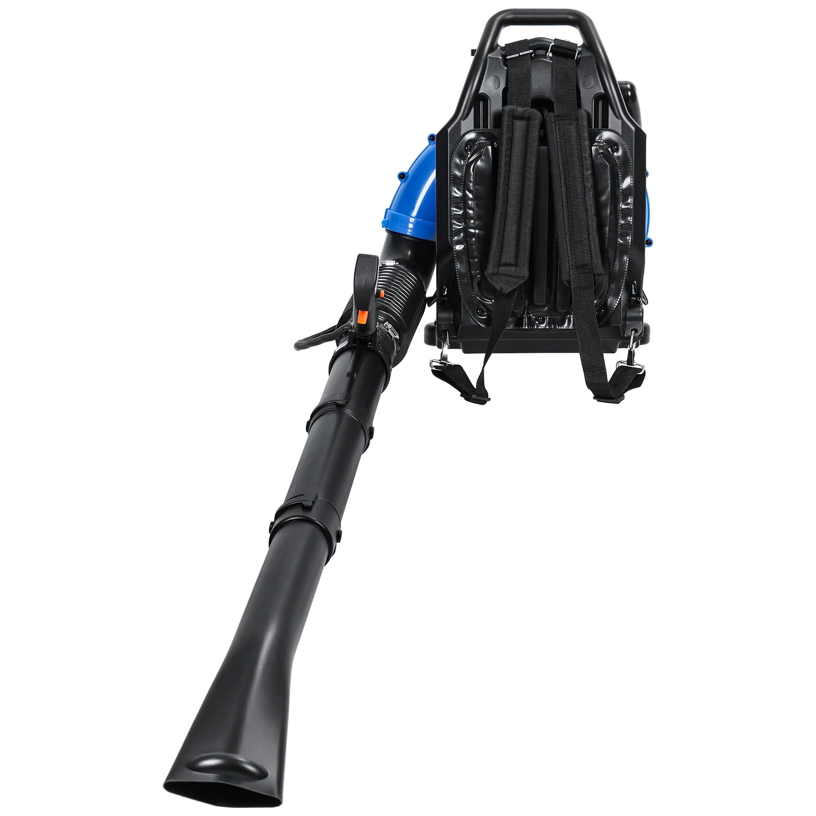 AurumEdge 75.6CC Leaf Blower, 4-Stroke Backpack Gas Powered Leaf Blower, Snow Blower Leaf Blower for Lawn Care Yard Dust Debris (Blue)