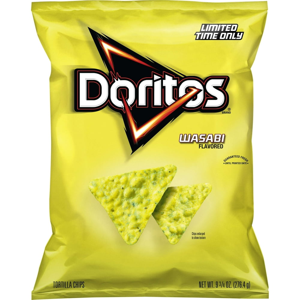 Doritos Wasabi Flavored Tortilla Chips 9.75oz