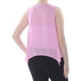 thumbnail image 2 of Material Girl Juniors Graphic Handkerchief Hem Top Orchid XS, 2 of 2