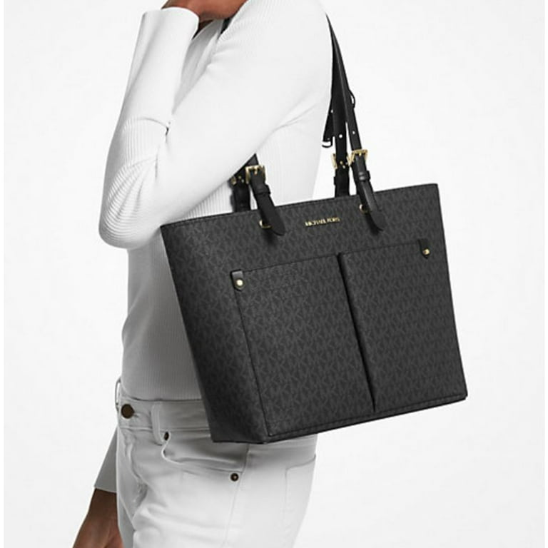 Michael kors jet set large pocket tote online