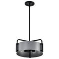 thumbnail image 6 of Nuvo Lighting Altos 3 Light Small Pendant - Gray and Matte Black Finish, 6 of 12