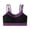 Purple, variant on Women Solid Sports Camisole Tank Top Stretch Breathable Plus Size Support Comfortable Bra Purple M