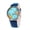 Blue, variant on World Map Watch, Vintage Leather Strap Quartz Watch with Airplane Second Hand, Unisex Travel Watches for Women, Fashion Map Dial Wrist Watch with Leather Band, Novelty Watch Gift