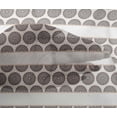 thumbnail image 4 of oneOone Viscose Chiffon Chocolate Brown Fabric Circle Block Craft Projects Decor Fabric Printed By The Yard 42 Inch Wide, 4 of 4