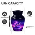 thumbnail image 5 of Yatskia Purple Snake with Thunderstorm Little Funeral Keepsake Urn for Ashes Adult Mother and Father, Decorative Large Memorial Urns for Human Ashes Adult, (Classic 10 Inch and 3 Inch), 5 of 8