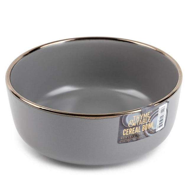 Bowl Thyme & Table Ava Gris Cerámica