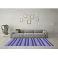 thumbnail image 3 of Ahgly Company Machine Washable Indoor Rectangle Oriental Blue Modern Area Rugs, 5' x 8', 3 of 4