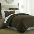 thumbnail image 1 of Brown Duvet Cover Twin/Twin XL Size Set, 2 Pcs Soft Comfy Duvet Not Quilted Set (1 Bedding Duvet Cover, 1 Pillowcase) with Zipper Closure, 1 of 6