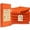 Orange - Set of 6, variant on Orange 100% Cotton Wash Cloths for Showering Body and Face - 12"X12" 6 Pack Washcloths - Small Terry Towel Bath Rags for Adults and Kids Bathroom - Soft Absorbent
