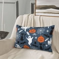 thumbnail image 5 of Sikiie Halloween Print Plush Pillow Cover, Wrinkle-proof and Stain-resistant Pillow Protector without Pillow Core, Home Decoration-16"x24", 5 of 6